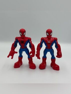 RARE Retired Spider-man 2011 Super Hero Squad Imaginext Hasbro Toy Figure Lot